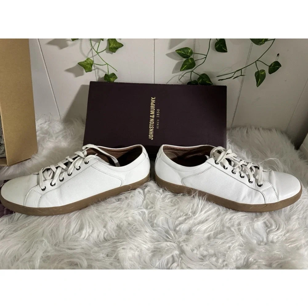 Johnson Murphy mens shoes 12 White